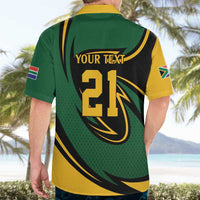 South African Secretary Bird Cricket Custom Hawaiian Shirt Unique Pattern