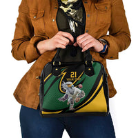 South African Secretary Bird Cricket Custom Shoulder Handbag Unique Pattern