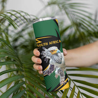 South African Secretary Bird Cricket Custom Skinny Tumbler Unique Pattern
