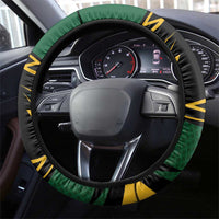 South African Secretary Bird Cricket Steering Wheel Cover Unique Pattern