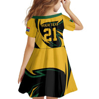 South African Springbok Cricket Custom Family Matching Off Shoulder Maxi Dress and Hawaiian Shirt Unique Pattern