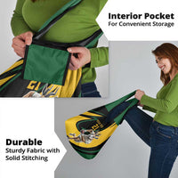 South African Springbok Cricket Custom Grocery Bag Unique Pattern