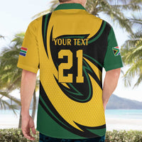 South African Springbok Cricket Custom Hawaiian Shirt Unique Pattern