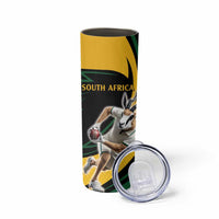 South African Springbok Cricket Custom Skinny Tumbler Unique Pattern