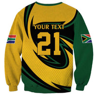 South African Springbok Cricket Custom Sweatshirt Unique Pattern