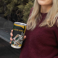 South African Springbok Cricket Custom Tumbler Cup Unique Pattern