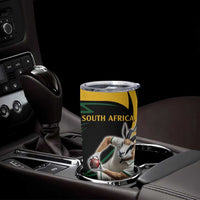South African Springbok Cricket Custom Tumbler Cup Unique Pattern