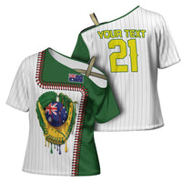 Custom Dripping Baseball Australia Cross Shoulder Shirt