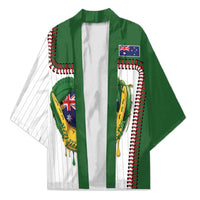 Custom Dripping Baseball Australia Kimono