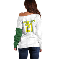 Custom Dripping Baseball Australia Off Shoulder Sweater
