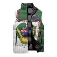 Custom Dripping Baseball Australia Sleeveless Puffer Jacket