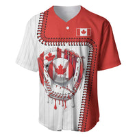 Custom Dripping Baseball Canada Baseball Jersey