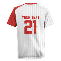 Custom Dripping Baseball Canada Rugby Jersey