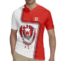 Custom Dripping Baseball Canada Rugby Jersey