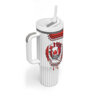Custom Dripping Baseball Canada Tumbler With Handle