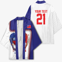 Custom Dripping Baseball Chinese Taipei Kimono