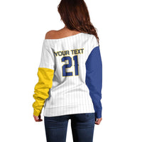 Custom Dripping Baseball Colombia Off Shoulder Sweater