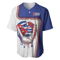 Custom Dripping Baseball Cuba Baseball Jersey