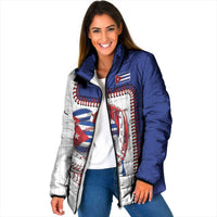 Custom Dripping Baseball Cuba Padded Jacket