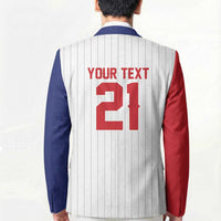Custom Dripping Baseball Dominican Republic Blazer