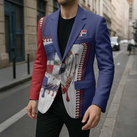 Custom Dripping Baseball Dominican Republic Blazer