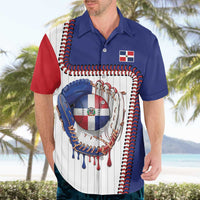 Custom Dripping Baseball Dominican Republic Hawaiian Shirt