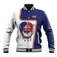 Custom Dripping Baseball Great Britain Baseball Jacket