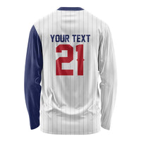 Custom Dripping Baseball Great Britain Long Sleeve Shirt