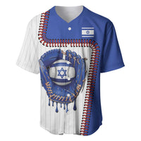 Custom Dripping Baseball Israel Baseball Jersey