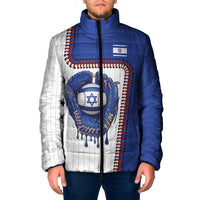 Custom Dripping Baseball Israel Padded Jacket