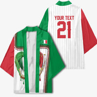 Custom Dripping Baseball Italy Kimono