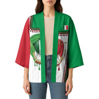 Custom Dripping Baseball Italy Kimono