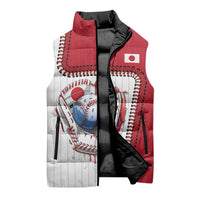 Custom Dripping Baseball Japan Sleeveless Puffer Jacket