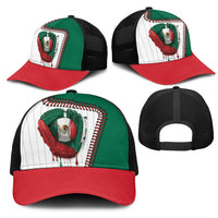 Dripping Baseball Mexico Mesh Trucker Cap