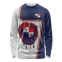 Custom Dripping Baseball Panama Long Sleeve Shirt