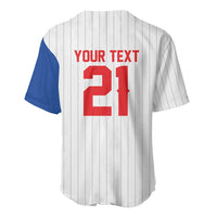Custom Dripping Baseball Puerto Rico Baseball Jersey