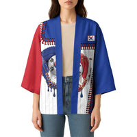 Custom Dripping Baseball South Korea Kimono