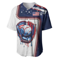 Custom Dripping Baseball United States Baseball Jersey