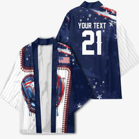 Custom Dripping Baseball United States Kimono