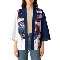 Custom Dripping Baseball United States Kimono