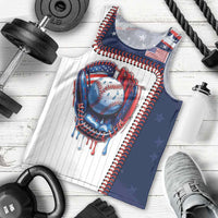 Custom Dripping Baseball United States Men Tank Top