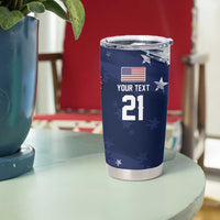 Custom Dripping Baseball United States Tumbler Cup
