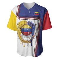 Custom Dripping Baseball Venezuela Baseball Jersey