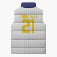 Custom Dripping Baseball Venezuela Sleeveless Puffer Jacket