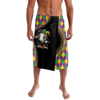 Dripping Baseball Mardi Gras Lavalava Throw me Something Mister!