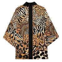 Proud Black Nurse RN Kimono African Stethoscope Animal Skins Pattern
