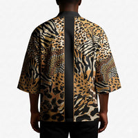 Proud Black Nurse RN Kimono African Stethoscope Animal Skins Pattern