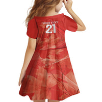Canada Cricket World Cup 2024 Family Matching Short Sleeve Bodycon Dress and Hawaiian Shirt Maple Leafers Make Champions - Wonder Print Shop