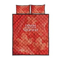Canada Cricket World Cup 2024 Quilt Bed Set Maple Leafers Make Champions - Wonder Print Shop
