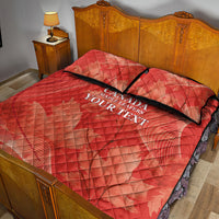 Canada Cricket World Cup 2024 Quilt Bed Set Maple Leafers Make Champions - Wonder Print Shop